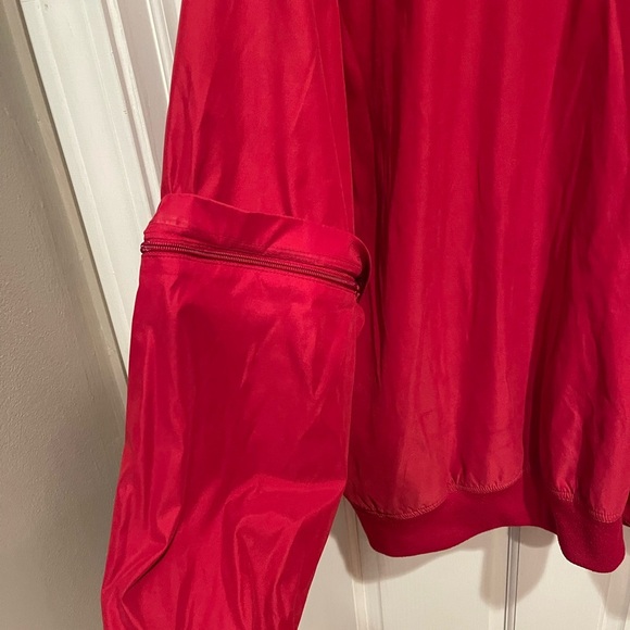 PGA Tour Red Mens Windbreaker Pullover with Zip-Off Sleeves XXL - Picture 4 of 5